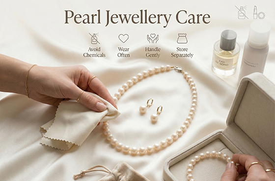 Pearl jewellery care